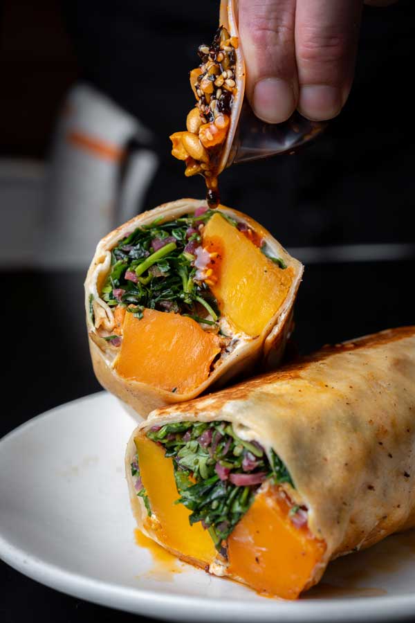 Chingón Squash Burrito Photo