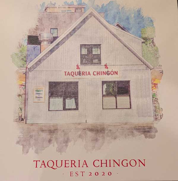 Illustration of Taquería Chingón featured in Our Story section